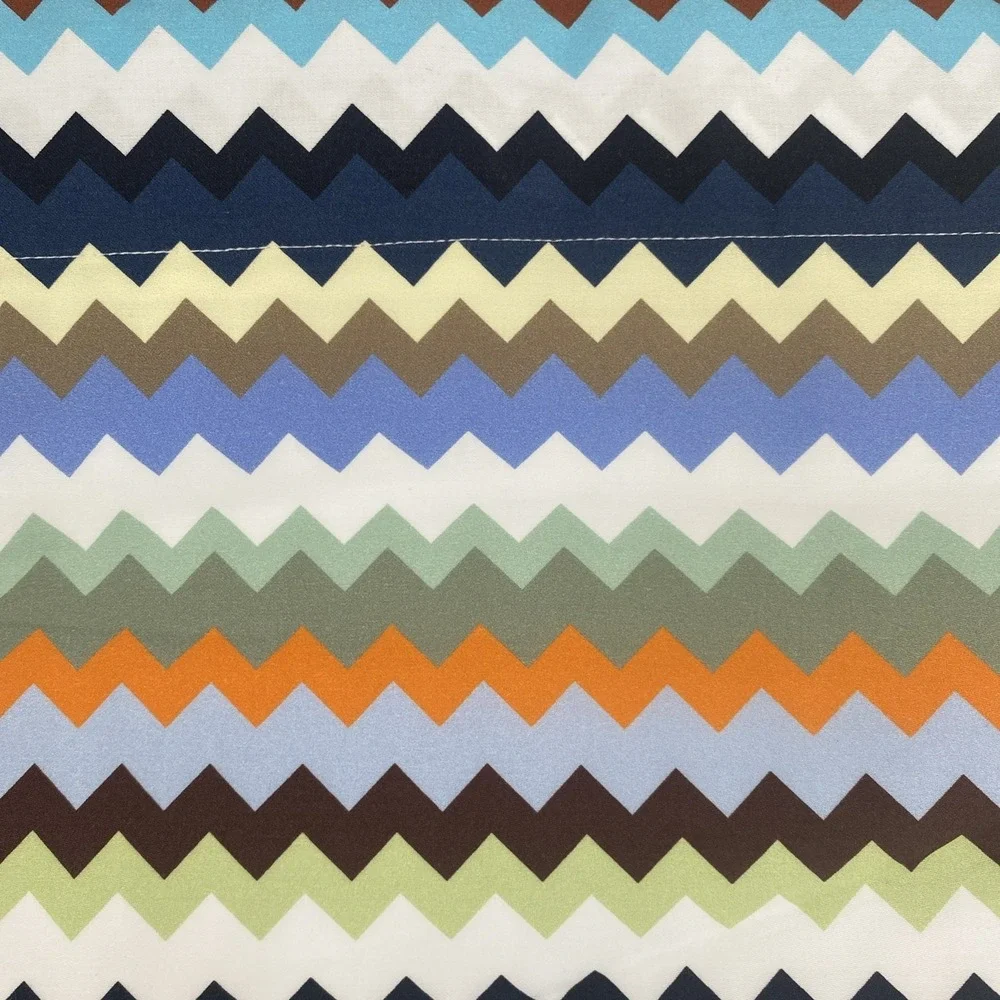 Missoni Duvet Cover KING Valparaiso Multicolor Chevron Zig Zag Italian Quality